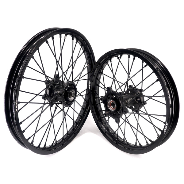KKE Stark Varg Enduro 1.6*21" & 2.15*18" CNC Hub Electric Dirtbike Alloy Wheels Rims All Black