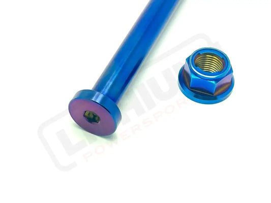 E - Ride Pro SS 2.0/ Pro S Titanium Rear Axle and Nut (2 Pieces) - Lithium Powersports