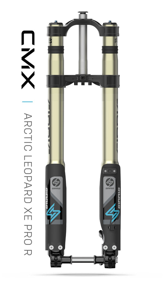 F43 CMX Tune | Tool Free LSC | 220 mm Travel | Arctic Leopard XE Pro R
