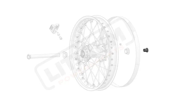 Stark Varg OEM Rear Wheel Axle Shaft Lock Nut - Lithium Powersports