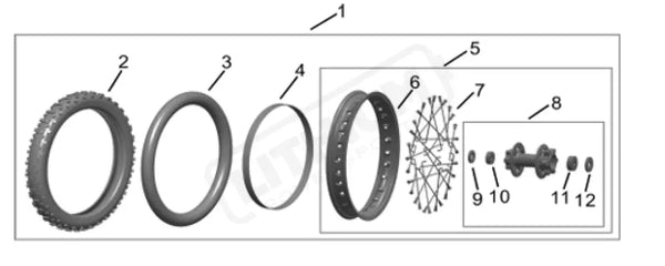 Surron Hyper Bee OEM R Seal Ring B7001 d1738 - Lithium Powersports