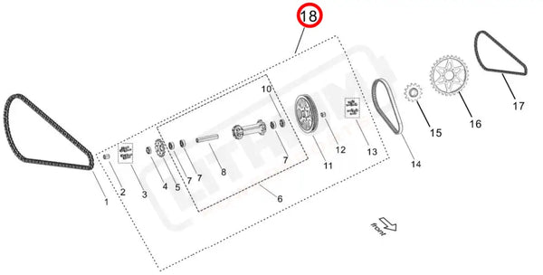 Surron Light Bee S & X OEM Midshaft Sleeve Assembly - Lithium Powersports