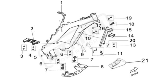 Surron Light Bee X OEM Controller Upper Bracket - Lithium Powersports