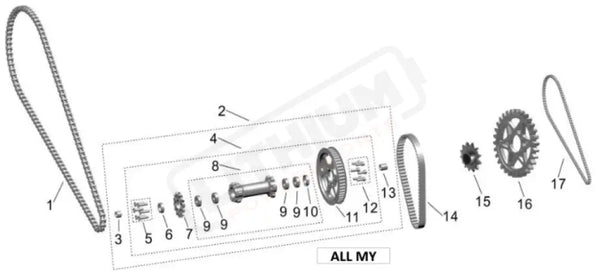 Surron Light Bee X OEM R. Midshaft Oil Seal (15-24-7) - Fluid / Oil