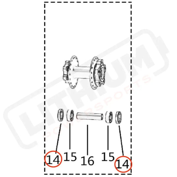 Light Bee Rear Wheel Hub Oil Seal