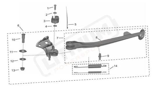 Surron Storm Bee OEM Side Stand Washer 2 eParts