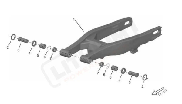 Surron Storm Bee OEM Swingarm Inner Cover eParts