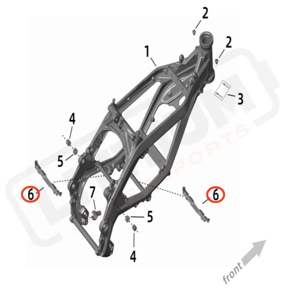 Ultra Bee Battery Bottom Support Bracket