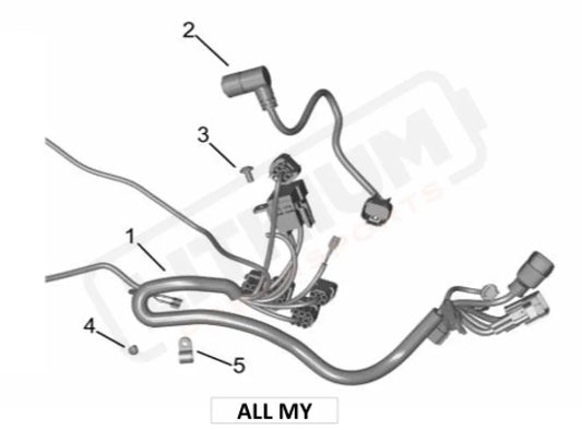 Surron Ultra Bee MAIN HARNESS parts diagram