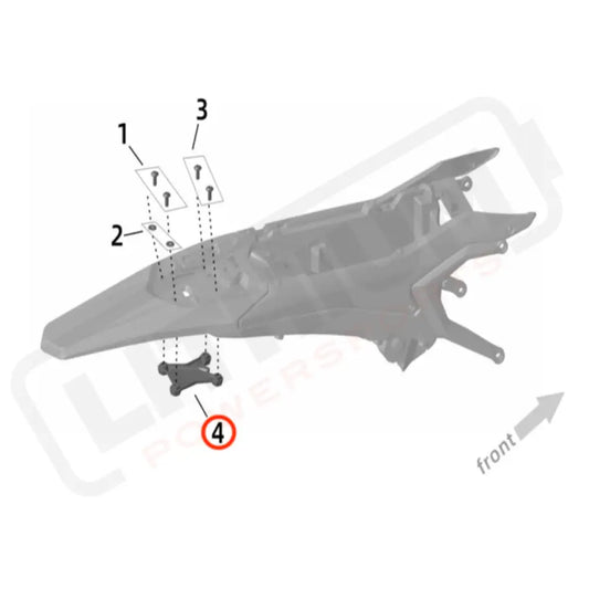 Ultra Bee Rear Fender Bottom Cover