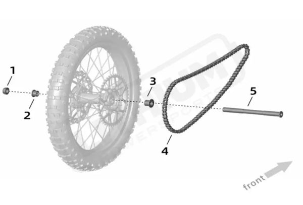 Surron Ultra Bee OEM Rear Wheel Axle - Lithium Powersports