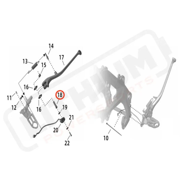 Ultra Bee Kickstand Axle Pin