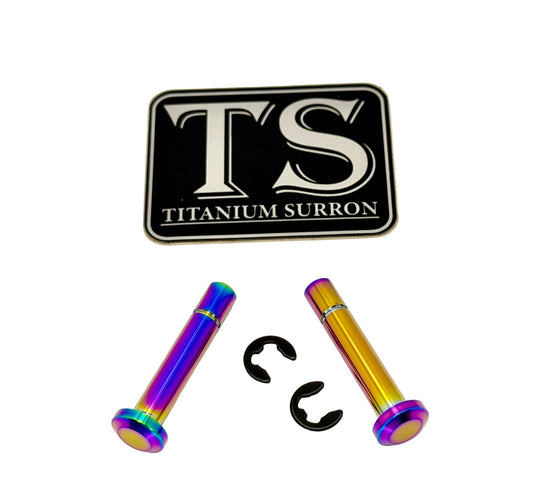 TS Titanium Battery Lid Pins - Surron LBX, Segway X-260