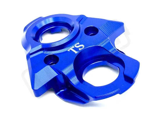 TS Aluminum Key Cover/ USB Plate for Surron LBX Segway - Blue - Aluminum Ignition Cover LBX