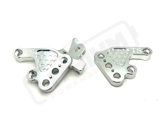 TS Custom CNC Aluminum Footpeg Brackets for Talaria Sting MX3 MX4 MX5 - Silver / Talaria MX3 MX4 MX5 - Talaria CNC