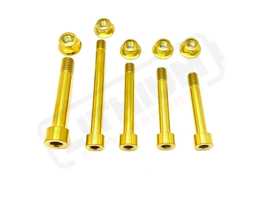 TS Titanium Linkage / Rear Shock Mount Kit for Talaria MX3/ MX4 - Titanium Bolts