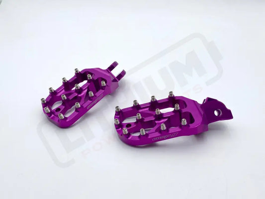 Warp9 E - Moto Elite Foot Pegs - Lithium Powersports