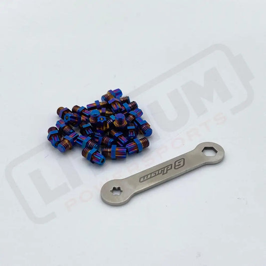 Warp9 Titanium Elite Foot Peg Screws - Lithium Powersports