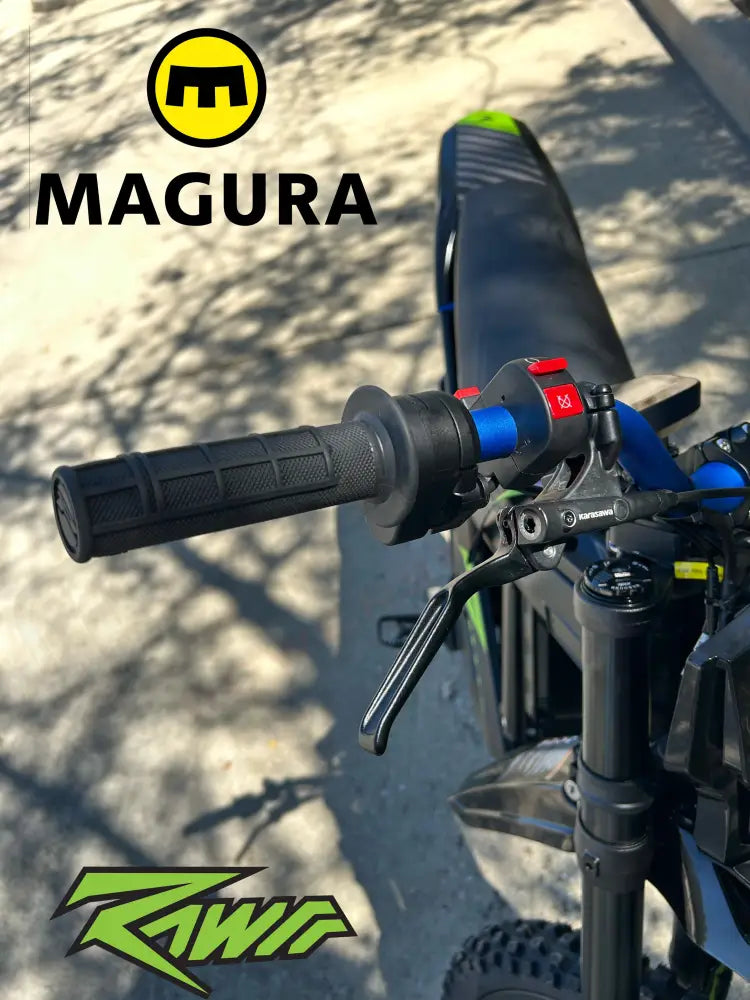 1/4 Turn Electronic Magura Throttle | DirtyBike | Rawrr Mantis X | Mantis Mini - Throttle