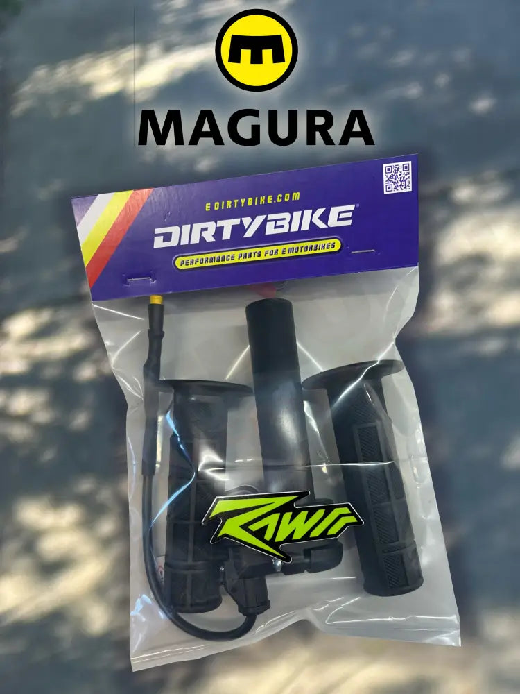 1/4 Turn Electronic Magura Throttle | DirtyBike | Rawrr Mantis X | Mantis Mini - Throttle
