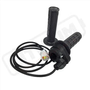 1/4 Turn Magura Electronic Throttle | DirtyBike | Surron LBX | E Ride Pro - Black Grips - Throttle