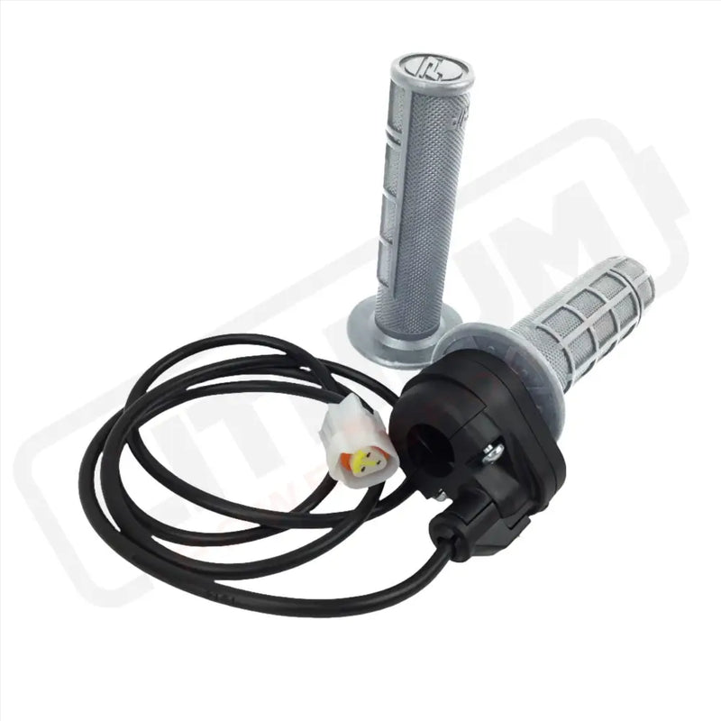 1/4 Turn Magura Electronic Throttle | DirtyBike | Surron LBX | E Ride Pro - Grey Grips - Throttle