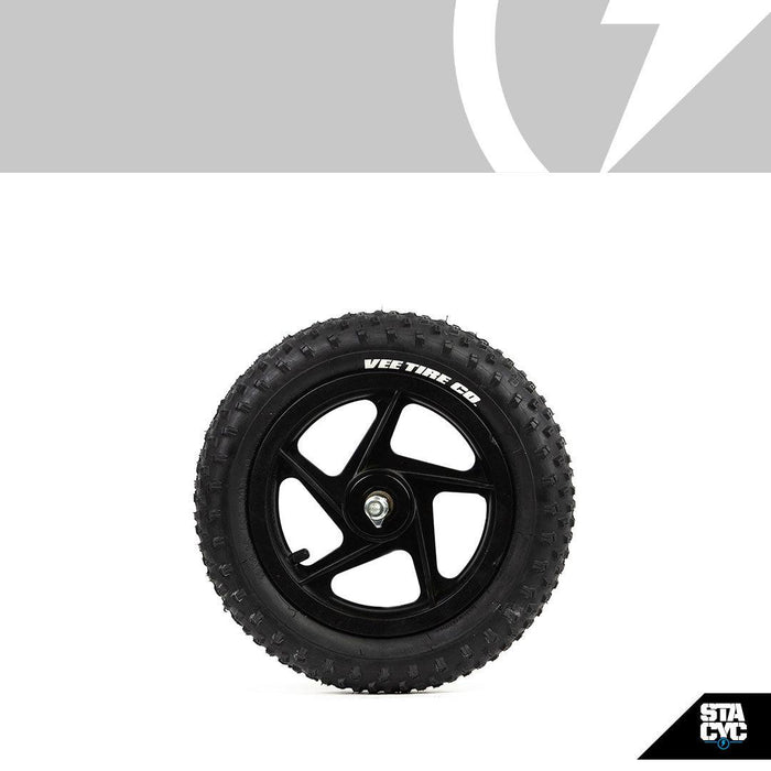 Stacyc 12" Vee Black Crown Gem Tire