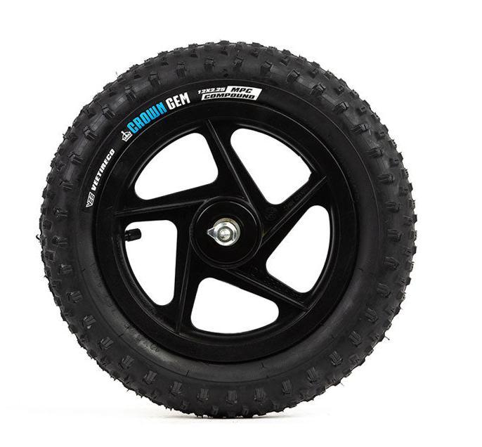 Stacyc 12" Vee Black Crown Gem Tire