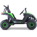 MotoTec Raider Kids UTV 48v 1200w Full Suspension Green.