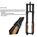 KKE 37MM Aluminum Front Fork Suspension Kit Fit SURRON Light Bee E-Ride Pro-SS Talaria Sting MX3/MX4/R eParts