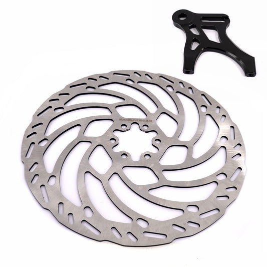KKE Rear 220MM Disc with Adapter For SurRon Light Bee X, Segway X160/X260, E-Ride Pro SS