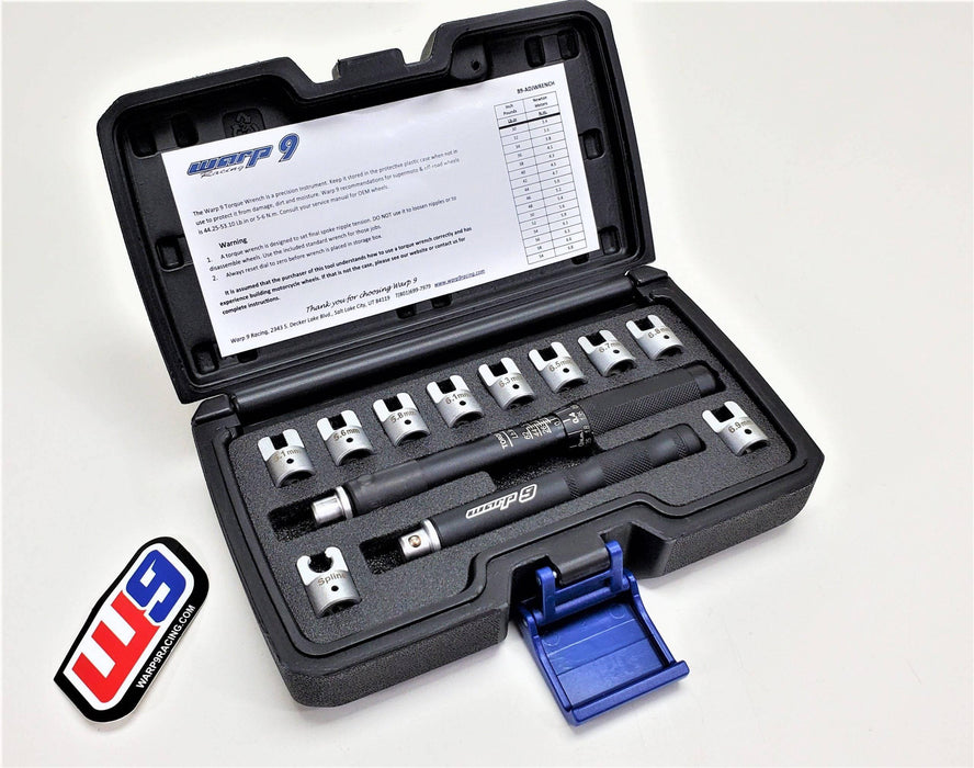 Warp9 Spoke Torque Wrench Kit.