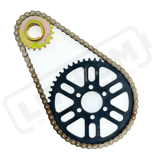219 KMC Non-Sealed Primary Belt to Economy Chain Conversion Kit | Surron LBX - Chain Drive LBX