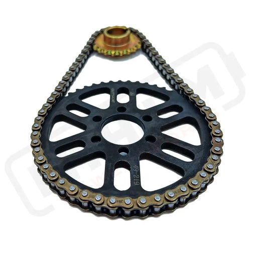 219 KMC Non-Sealed Primary Belt to Economy Chain Conversion Kit | Surron LBX - Chain Drive LBX