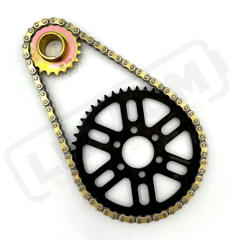 219 RK Non-Sealed Chain | Primary Belt to Chain Conversion Kit | E Ride Pro 2.0 - Chain Drive Kit