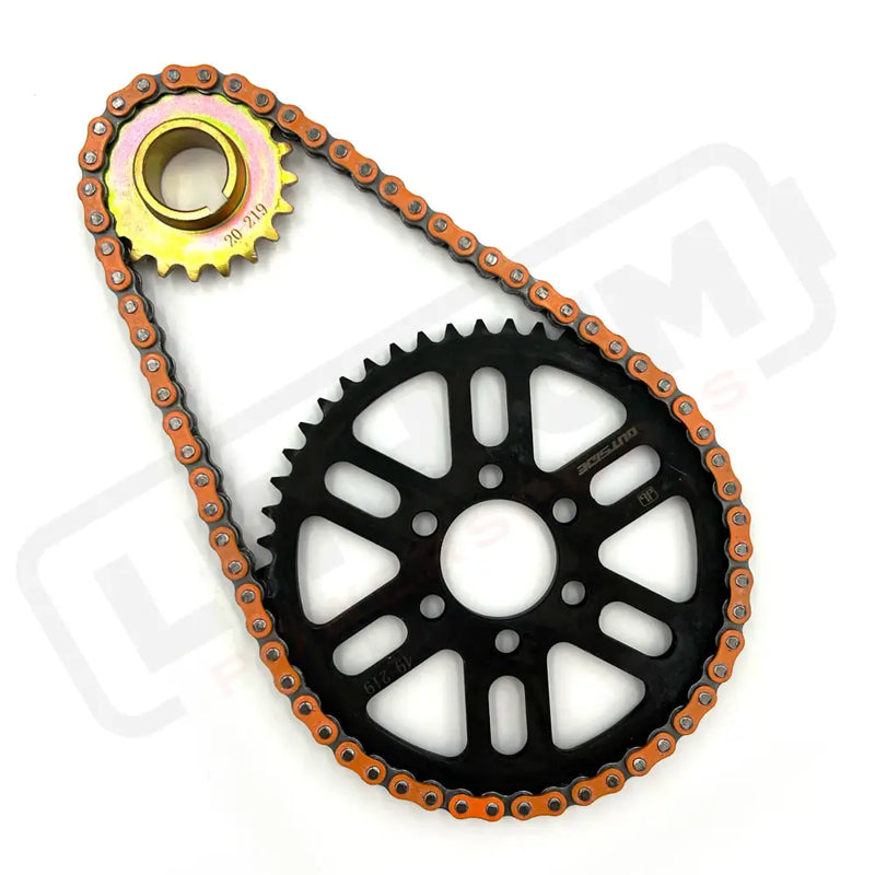 219 RK Sealed O-Ring | Primary Belt to Chain Conversion Kit | E Ride Pro 2.0 - Orange - Chain Drive Kit