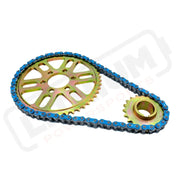 219 RK Sealed O-Ring | Primary Belt to Chain Conversion Kit | E Ride Pro SR Blue Chain Drive Kit