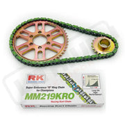 219 RK Sealed O-Ring | Primary Belt to Chain Conversion Kit | E Ride Pro SR Green Chain Drive Kit