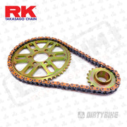 219 RK Sealed O-Ring | Primary Belt to Chain Conversion Kit | E Ride Pro SR Orange Chain Drive Kit