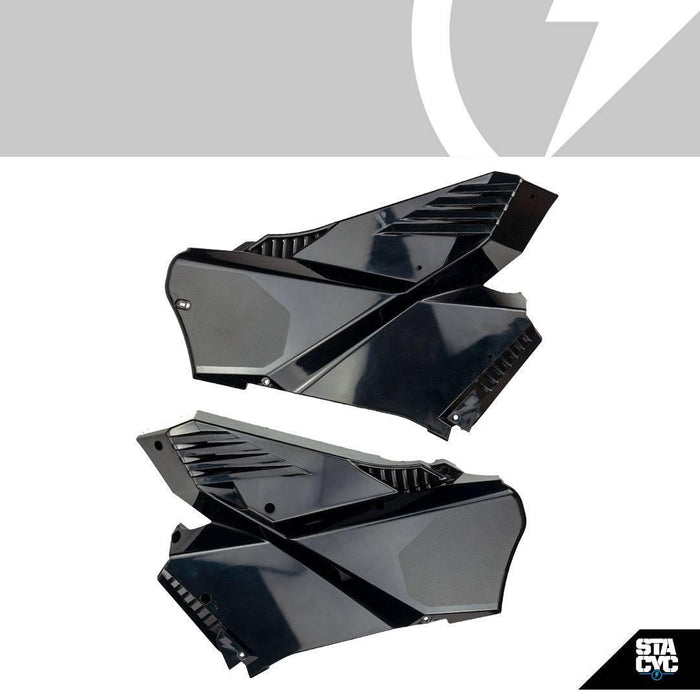 SIDE PANEL KIT 16ELITE/18/20EDRIVE BLACK - Lithium Powersports