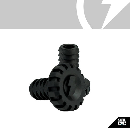 BAR ENDS - 19mm BLACK - Lithium Powersports