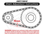 420 Primary Belt to Chain Conversion Kit | Sealed X-Ring | Surron Ultra Bee - Chain Drive Ultra Bee