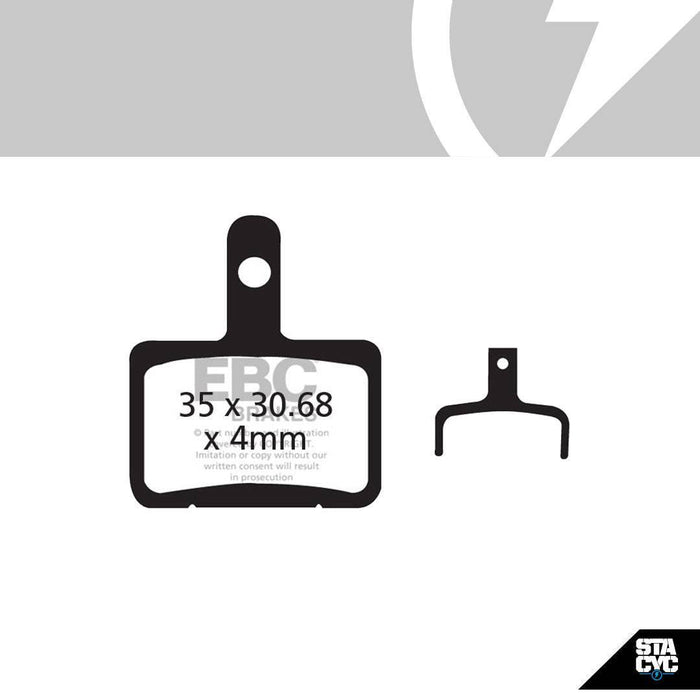 REPLACEMENT BRAKE PADS 18E/20EDRIVE (CFA327) - Lithium Powersports