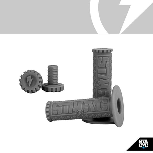 Stacyc 12" or 16" GRIPS 19mm - GRAY - Lithium Powersports