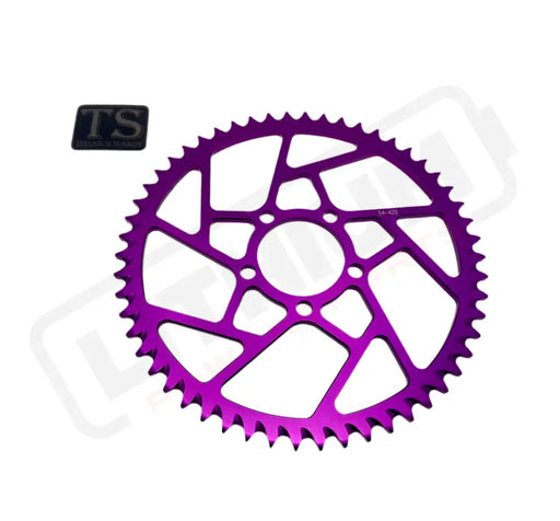 54 Tooth Hardened Aluminum 420 Sprocket for E - moto - Lithium Powersports