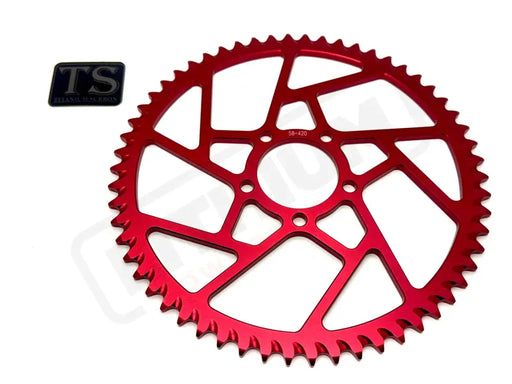 58 Tooth Hardened Aluminum 420 Sprocket for E - moto - Lithium Powersports