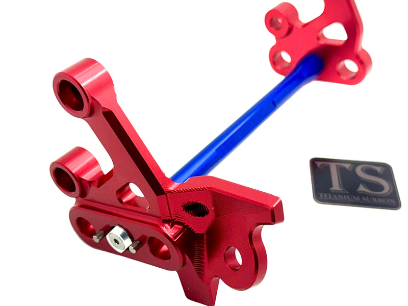 TS Custom CNC Aluminum Footpeg Bracket Assembly Surron