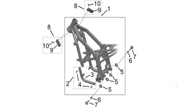 Frame parts diagram