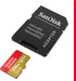 SanDisk 256GB Extreme microSDXC UHS-I Memory Card with Adapter - Up to 190MB/s C10 U3 V30 4K 5K A2 eParts