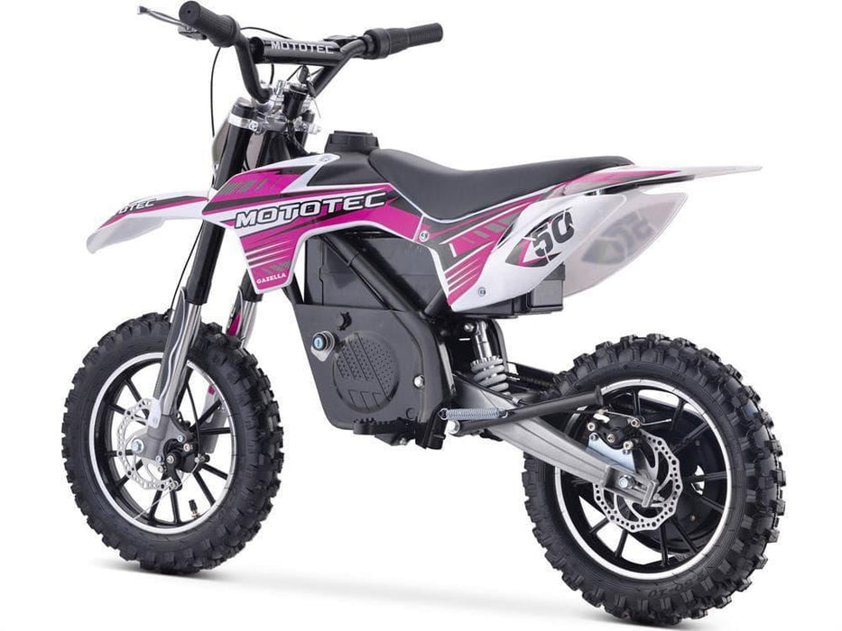 MotoTec 24v 500w Gazella Electric Dirt Bike - Built eBikes